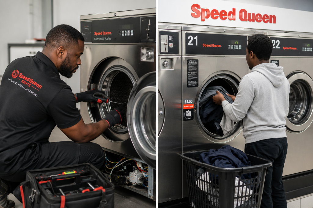 Speed Queen washing machine repair work